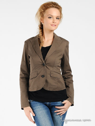 Жакет Tom Tailor, цвет цвет кофейный