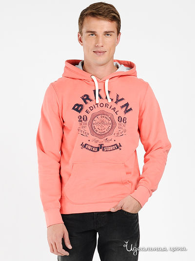 Толстовка Tom Tailor, цвет цвет лососевый