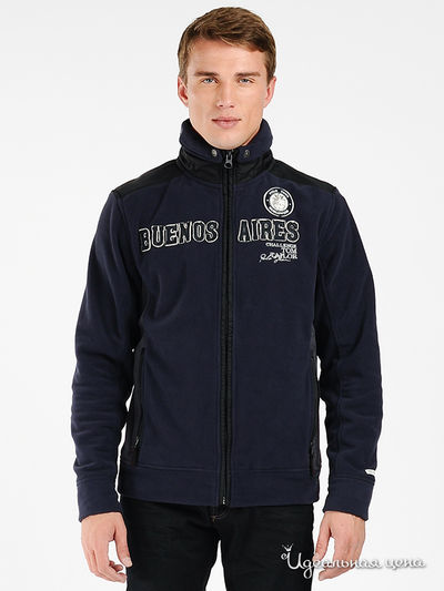 Толстовка Tom Tailor, цвет цвет темно-синий / пепельный