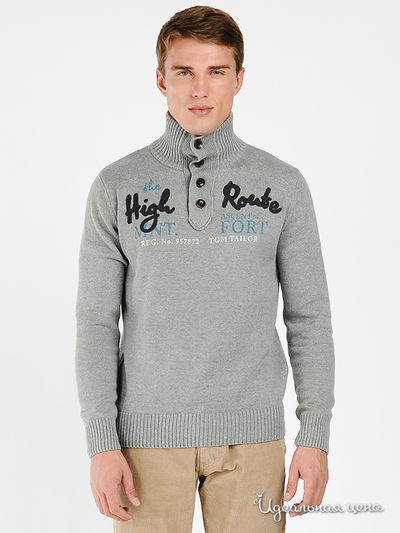 Свитер Tom Tailor, цвет цвет серый