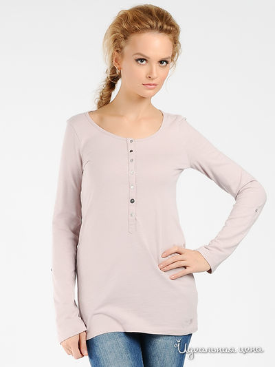 Лонгслив Tom Tailor, цвет цвет нежно-розовый