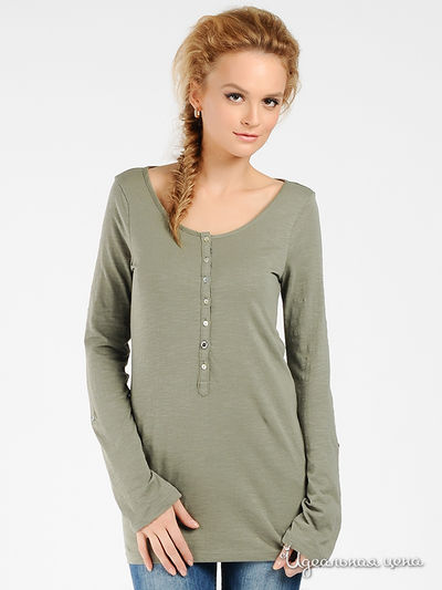 Лонгслив Tom Tailor, цвет цвет оливковый