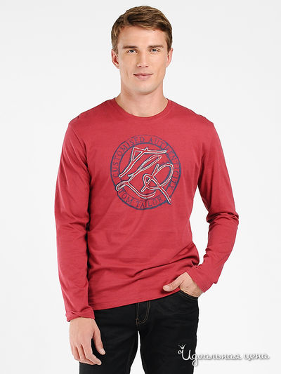 Лонгслив Tom Tailor, цвет цвет винный