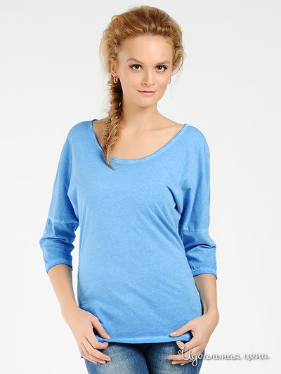 Лонгслив Tom Tailor, цвет цвет морской волны