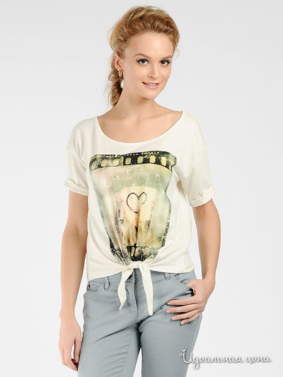 Футболка Tom Tailor, цвет цвет молочный