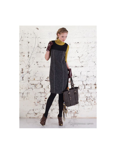 Платье Valeria Lux, цвет цвет темно-серый