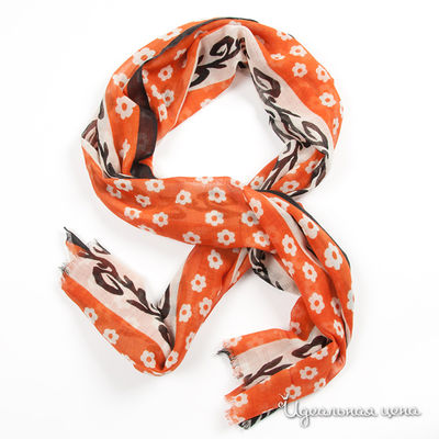 Палантин Venera, цвет цвет серый / оранжевый