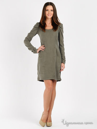 Платье Quattro, цвет цвет серо-коричневый