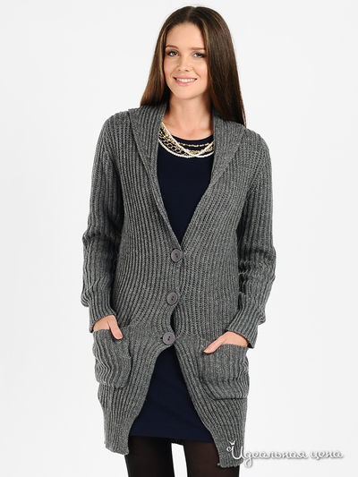 Кардиган Anybody's Blonde, цвет цвет серый