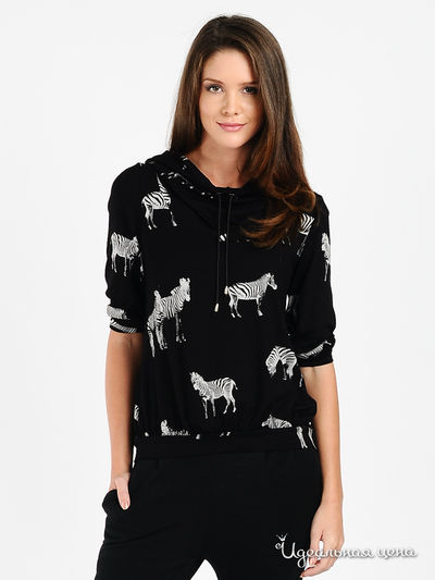 Блуза Quattro, цвет цвет черный