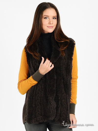 Жилет Franco Vello, цвет цвет шоколадный