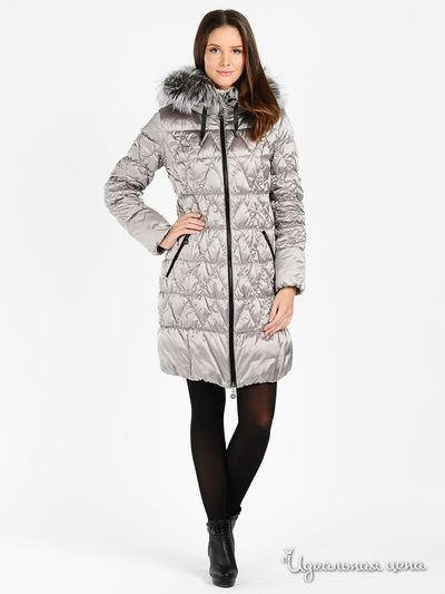 Пальто Franco Vello, цвет цвет серебряный