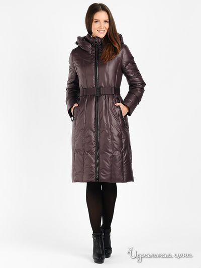 Пальто Decently, цвет цвет бордовый