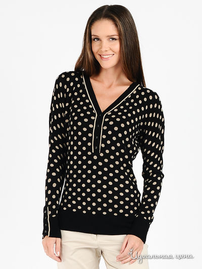 Пуловер Leo Guy, цвет цвет черный / золотистый