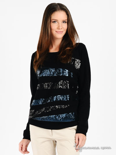 Джемпер Leo Guy, цвет цвет черный / синий