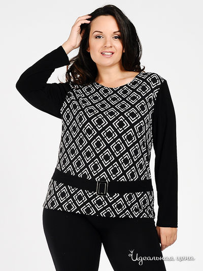 Блуза Пава, цвет цвет черный