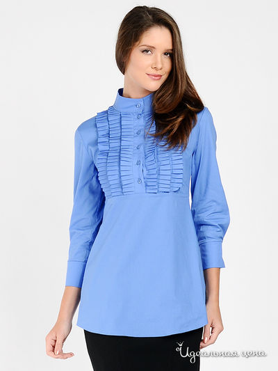 Блуза Mirella Sole, цвет цвет васильковый