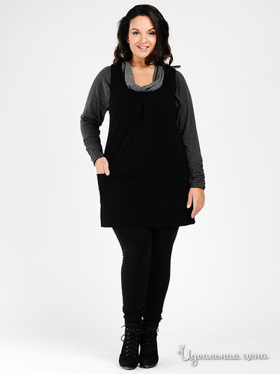 Туника Пава, цвет цвет черный