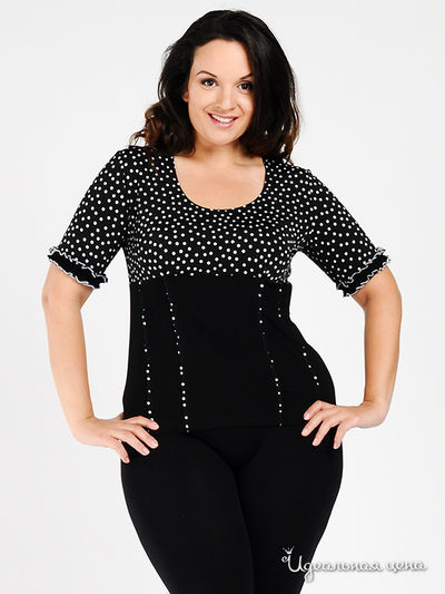 Блуза Пава, цвет цвет черный