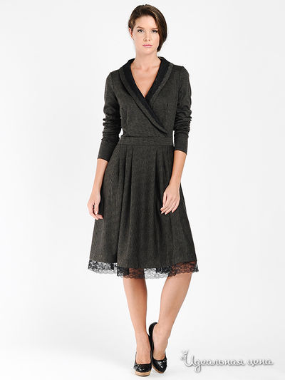 Платье Lissa, цвет цвет серый / черный