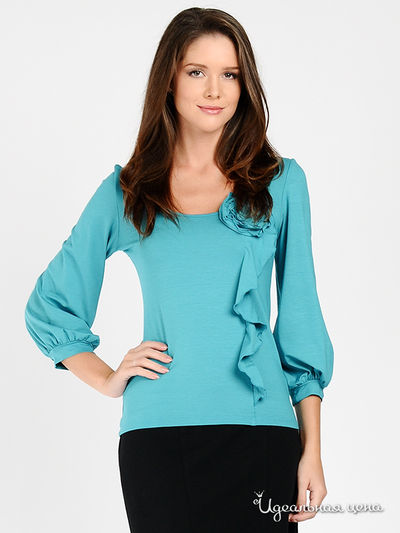 Блуза Mirella Sole, цвет цвет морской волны