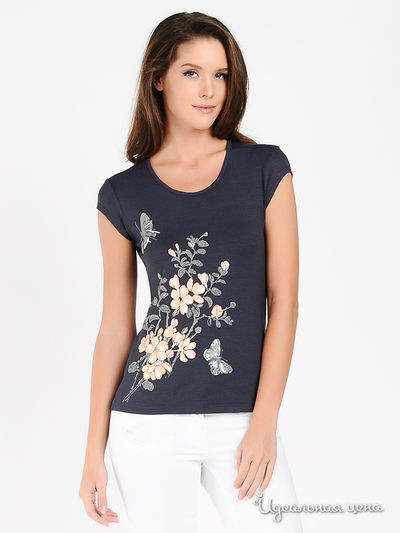 Футболка Наталья Новикова, цвет цвет серый