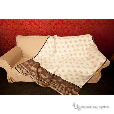 Плед Magicwool, цвет цвет коричневый / бежевый