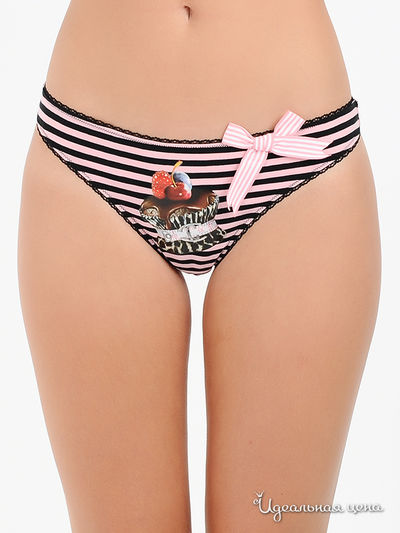 Трусы Just Cavalli, цвет цвет розовый / черный