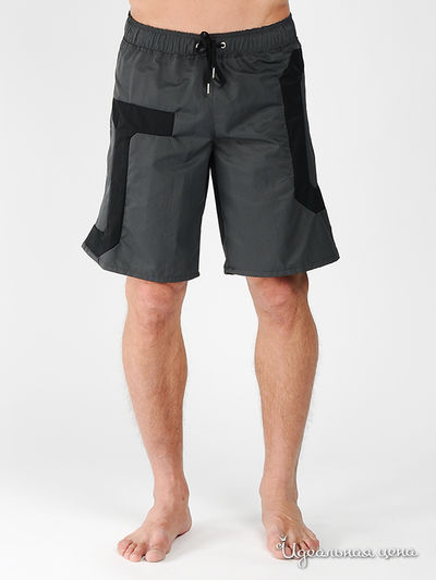 Шорты Just Cavalli, цвет цвет темно-серый