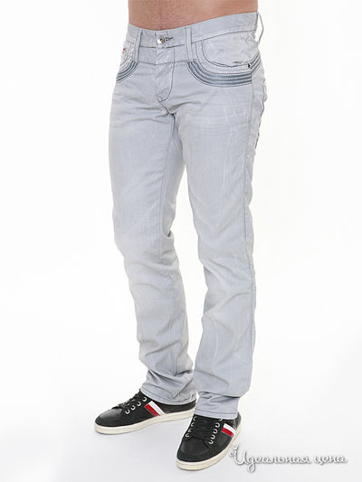 Джинсы cipo&baxx, цвет цвет светло-серый