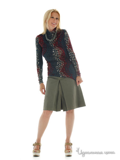 Водолазка Artwizard, цвет цвет зеленый / бордовый