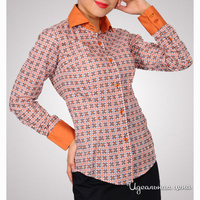 Рубашка Alonzo Corrado, цвет цвет оранжевый / коричневый