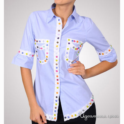 Рубашка Alonzo Corrado, цвет цвет голубой