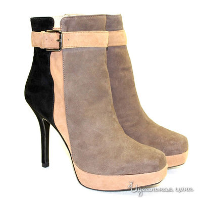 Полусапоги Capriccio, цвет цвет бежевый / черный