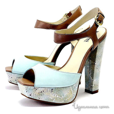 Туфли Klimini, цвет цвет голубой / коричневый