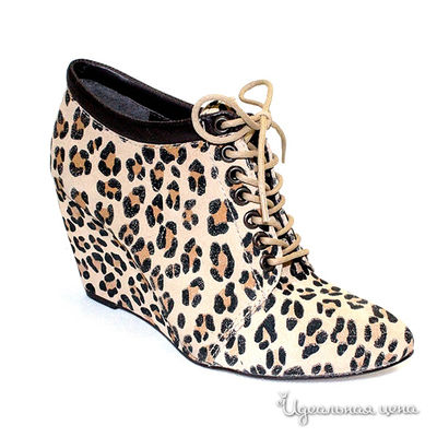 Ботильоны Capriccio, цвет цвет молочный / принт леопард