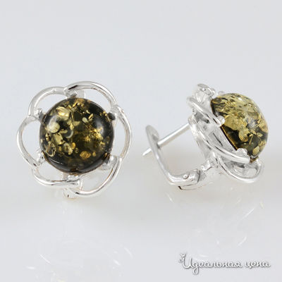 Серьги Янтарная симфония