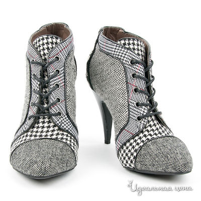 Ботильоны Killah, цвет цвет черный / белый