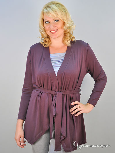 Кардиган Forus, цвет цвет баклажановый