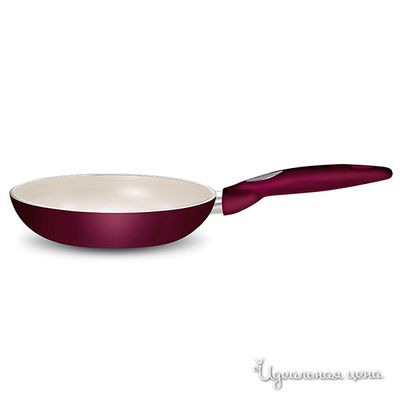 Сковорода Pensofal, цвет бордовый, 28 см