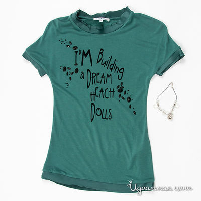 Футболка Silvian Heach, цвет цвет зеленый