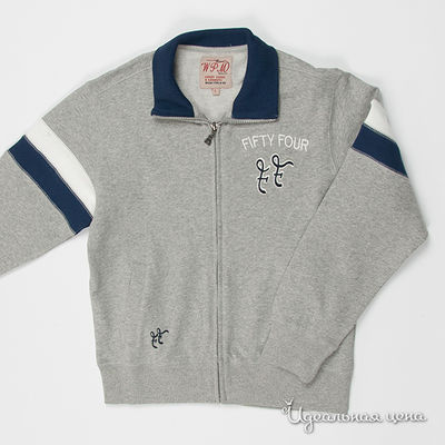 Толстовка WPM, цвет цвет светло-серый