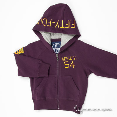 Толстовка WPM, цвет цвет фиолетовый