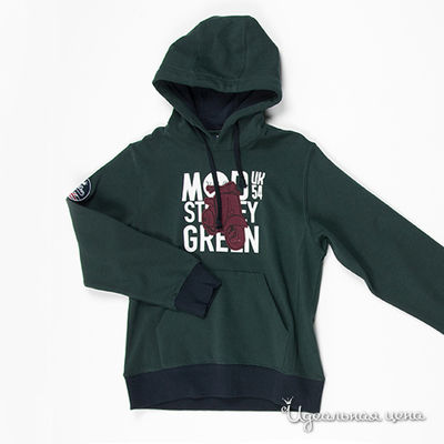 Толстовка WPM, цвет цвет зеленый