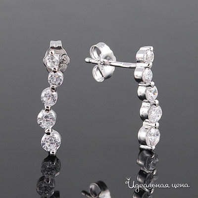 Серьги Dolly Bell, цвет цвет серебряный