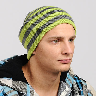 Шапка Quiksilver, цвет цвет лайм / серый