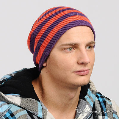 Шапка Quiksilver, цвет цвет фиолетовый / коралловый