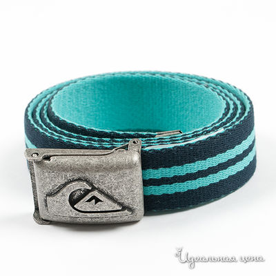 Ремень Quiksilver, цвет цвет светло-бирюзовый / черный