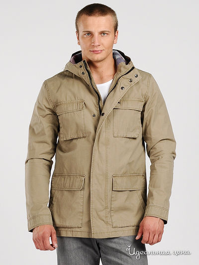 Куртка Quiksilver, цвет цвет бежевый