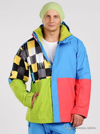Куртка Quiksilver, цвет цвет мультиколор